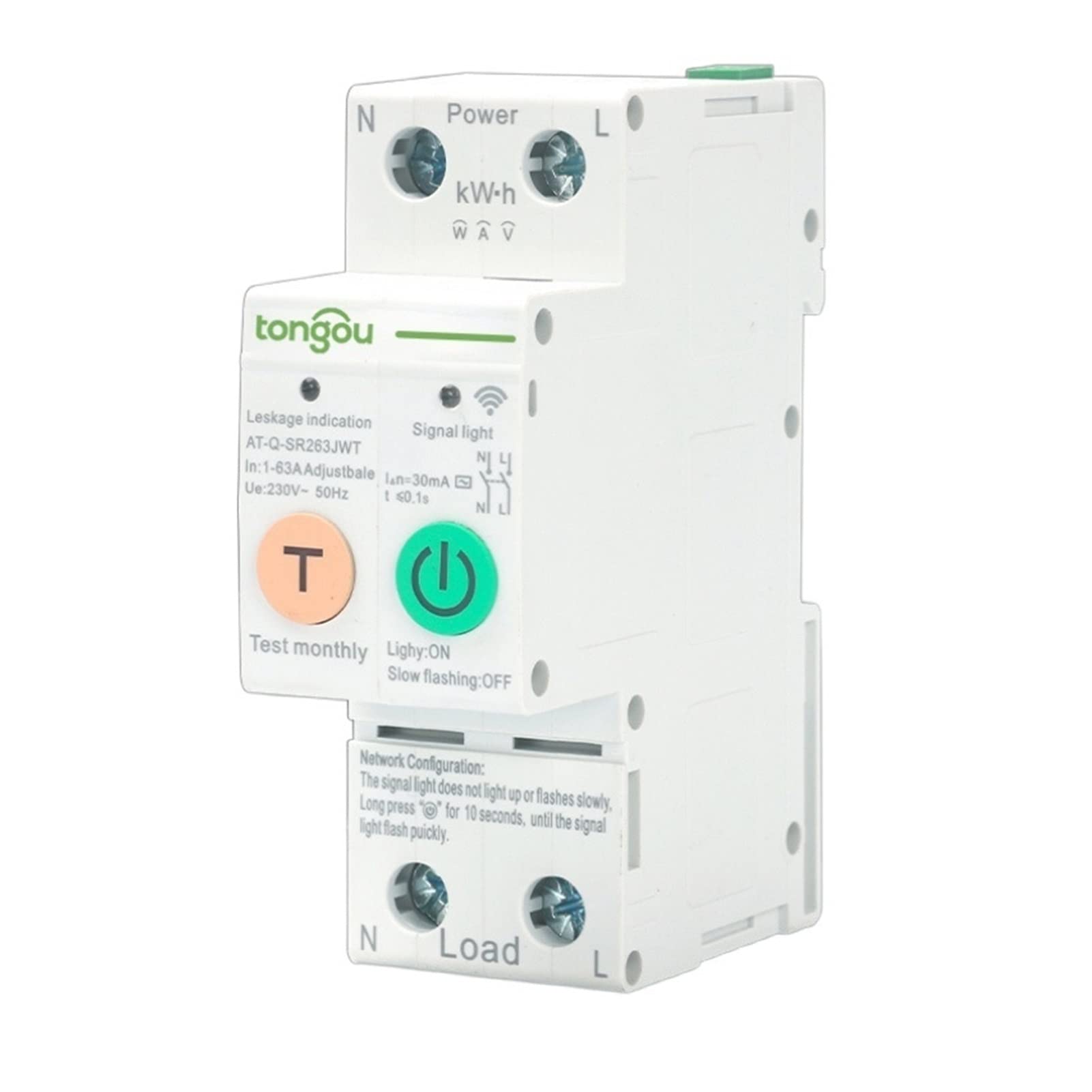 Buy SJL1124 Smart Energy Meter Tuya Smart Energy Meter 163A Adjustable