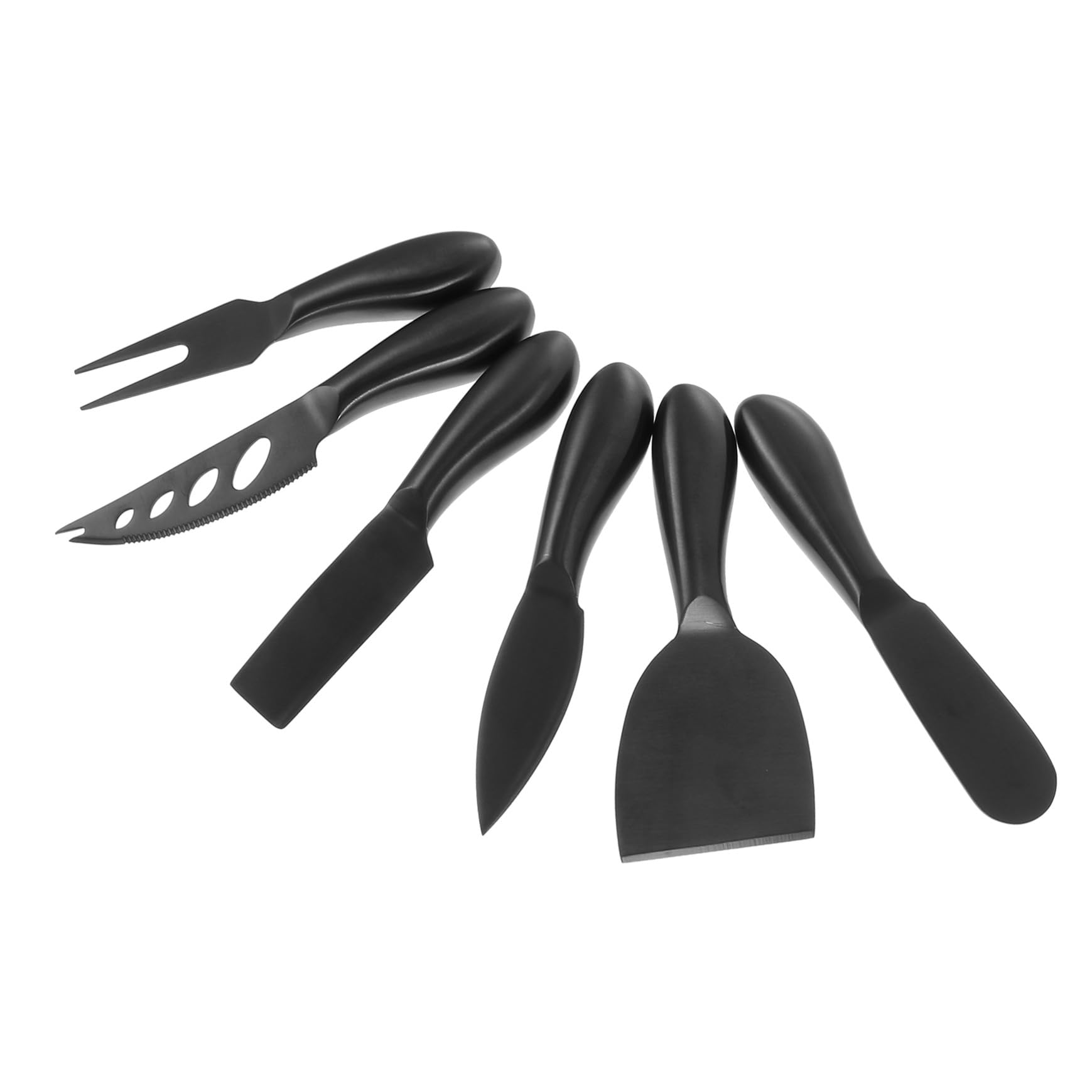 6 Stück Teiliges Edelstahl Käsemesser mit Ergonomischen Griffen Vielseitige Käseschneider für Haushalt und Gastronomie Rostfrei Leicht zu Reinigen und Sicher Handhabung