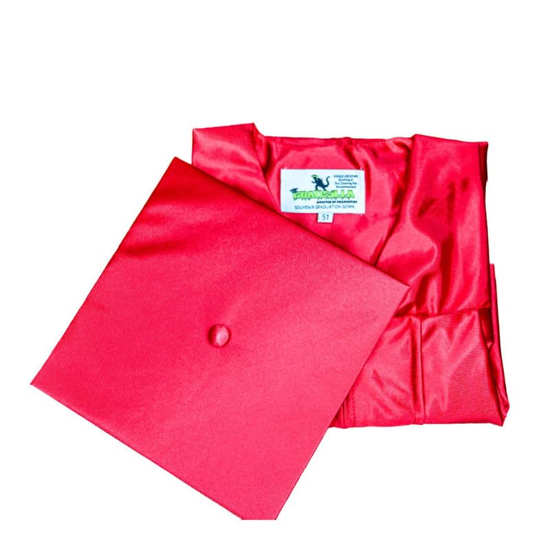 Image of Gradzilla Graduation Cap and Gown Set - Shiny Finish for High School and College, Durable Robes for Commencement Ceremonies