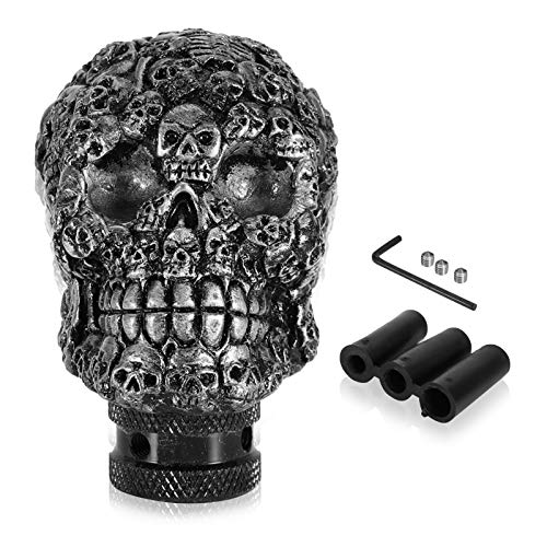 for Skull Shifter knob Gorgeri Skeleton Skull Car Modified Manual Gear Shift Knob Stick Lever Shifter Universal Skull Gear Shifter Skull Gear Knob