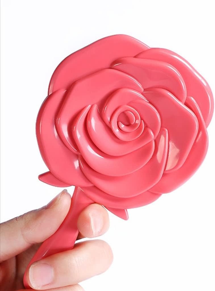 Portable Makeup Round Rose Flower Hand Travel Make up