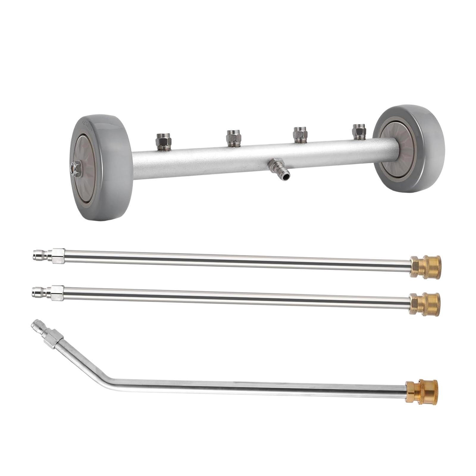 perfk 3 Piezas de Varillas de extensión para hidrolavadoras, Piezas de reparación de Rendimiento, Multiusos, fáciles de Instalar para Limpiador de Tren, Sin Conector