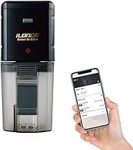 Domary Alimentado por USB Wi-Fi Inteligente Automático Aquário Alimentador de Alimentos Aquário Doméstico Doméstico Alimentador de Peixes Temporização Inteligente APP Controle Remotos 24 Idiomas Compatível com Alexa Controle de Voz