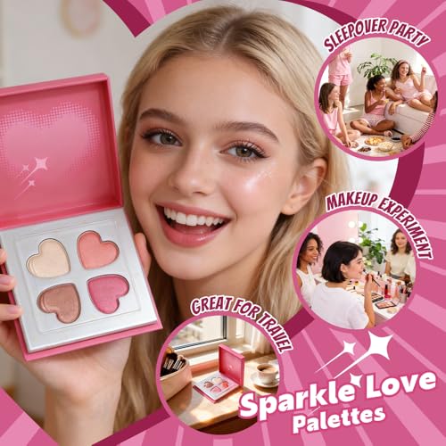 Color Nymph Face & Cheek Palette - Blush, Bronzer, Highlighter - Image 5
