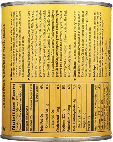 Bianco Dinapoli Whole Peeled Organic Tomatoes, 28 Oz #TOP1