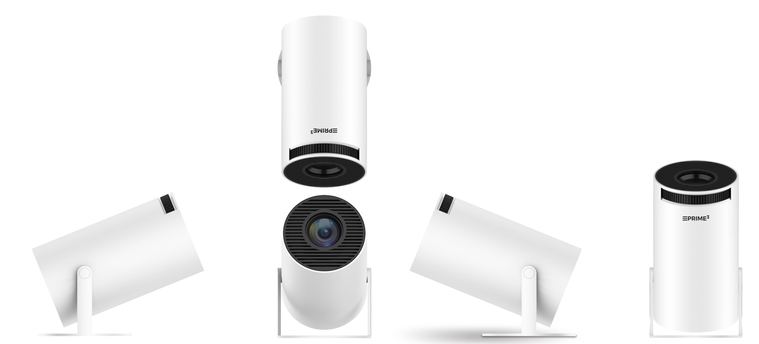 PRIME3 – Projektor – Smart Projektor – Kino Domowe z Android 13, Rozdzielczością HD i Elastycznym Formatem Obrazu do Wszechstronnej Rozrywki – Kompaktowy i Lekki