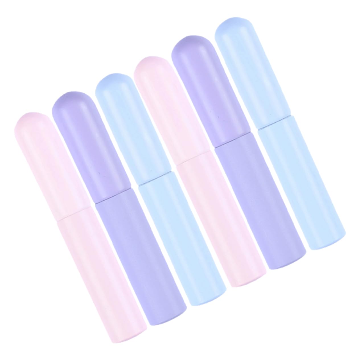Baluue 24pièces Applicateurs De Gloss à Silicone Avec Couvercle Brosse Maquillage Réutilisable Pour Application Précise Et Équilibrée