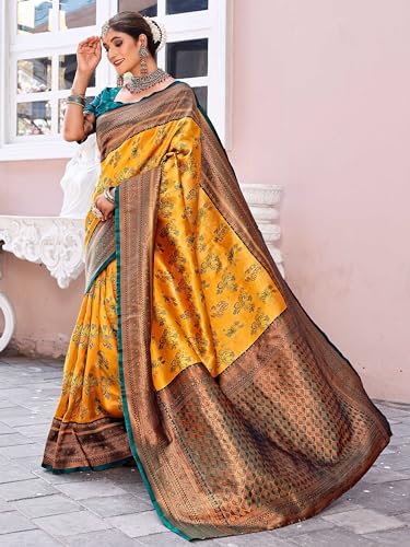 Image of GRECIILOOKS Saree | Women Saree | Cotton Silk Saree | Casual Saree For Women| Saree for Women | Silk Saree | Banarasi Saree