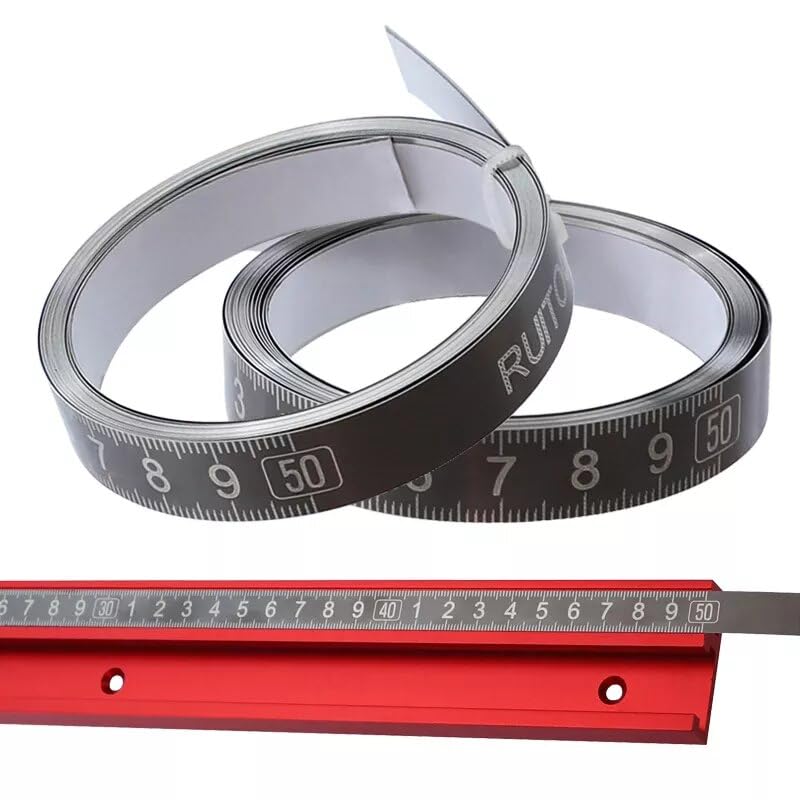 Cinta métrica adhesiva de acero inoxidable 1-3 m miniatura 3