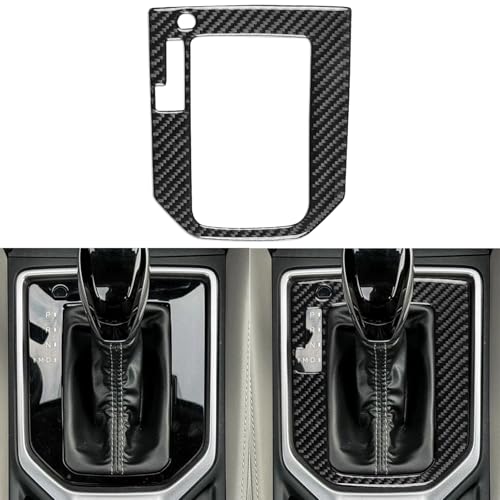 NVCNX Real Premium Carbon Fiber for Subaru Forester Accessories 2019-2024 2020 2021 2022 2023 Limited/Sport/Touring/Wilderness Car Center Console Gear Shift Panel Cover Interior Trim Sticker Decal 1PC