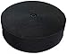 Price comparison product image HIGH Quality Woven Elastic, 2 INCH 50MM Wide, Black OR White & DIFF Lengths (Black, 1 metre)