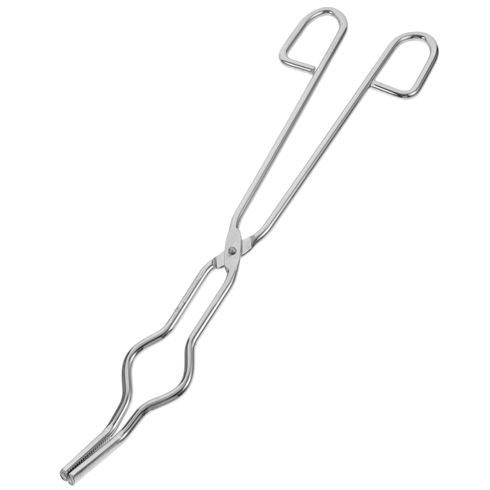 HAWILLOSCH Chromium Plated Steel Crucible Tongs Beaker Clamp Flask Holder Slip-resistant Handle