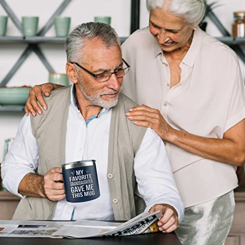 Giftsforgrandpagrandmafromgranddaughtergrandpagiftsfromgranddaughtergrandpabirthdaygiftsfunnycoffeemuggiftsforgrandparentsgrandparentsgiftsmug14oznavy Urban Country Home Decor Gifts for grandpa grandma from granddaughter grandpa gifts from granddaughter grandpa birthday gifts funny coffee mug gifts for grandparents grandparents gifts mug 14oz navy urban country home decor