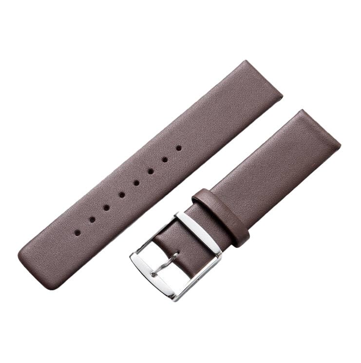 Bracelet de montre cuir de vache soft brown thin band CK marron fin