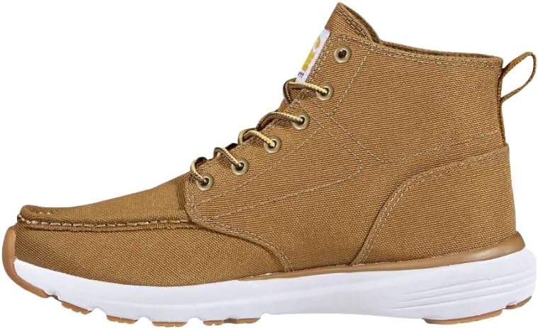 Carhartt Haslett Canvas Men's Chukka Boots - Moc Toe Work Boots for Men with Lightweight LWD Midsole, Arch Support Footbed and FastDry Lining - Image 3