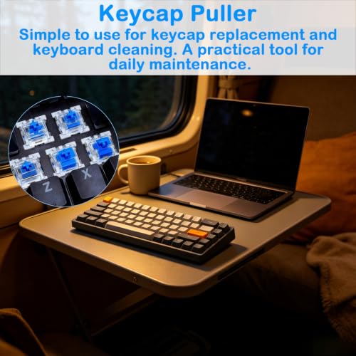 Image of costume Keycaps Blue Switch Mechanical Keyboard Set, 61-Piece Key Caps Replacement Tools, for Mechanical Keyboard Beginners and PC Gaming Enthusiasts, Compatible with RGB Lighting Customization