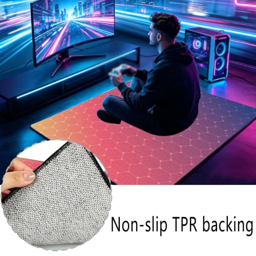 Moquette de chambre 70x100cm lavable pour espace informatique - 5