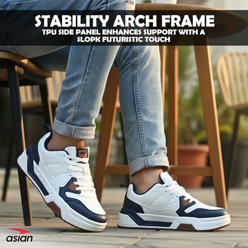 Image of ASIAN Mojo-01 Men's Casual Sneakers | Lightweight, Trendy Sports Shoes | Ideal, Walking, Running, Gym & Travel