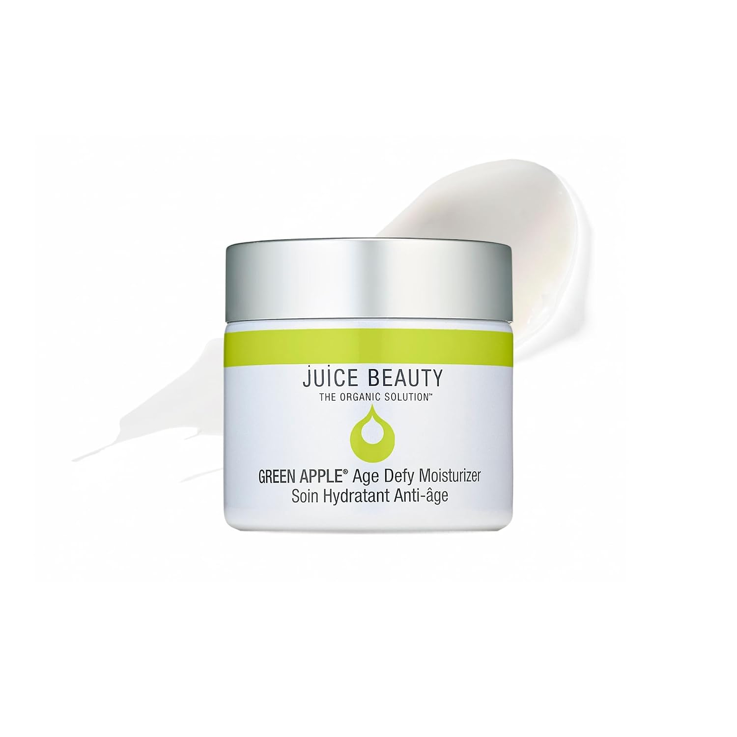 Juice Beauty Green Apple Age Defy Moisturizer Face Cream - Brightening & Hydrating Night Moisturizer with Vitamin C, Alpha Lipoic Acid & CoQ10 for Aging, Dry & Dull Skin - Vegan, Cruelty-Free, 60 mL