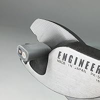 ENGINEER PK-50 164mm Robuste Kabelschere / Drahtschneider für sauberes Schneiden von dickem Elektrische Kabel, Koaxialkabel, Nylon Seil usw. Hergestellt in Japan – Ansicht 9