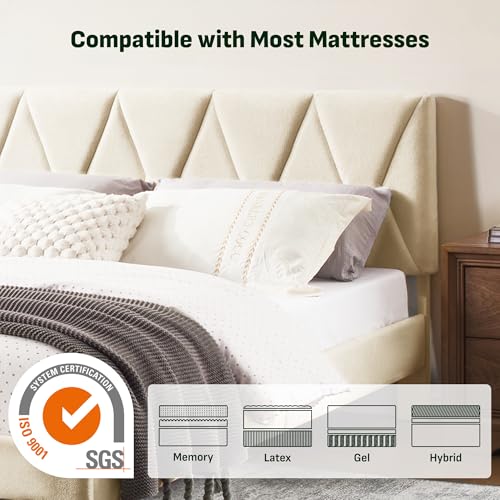 Image of Softa All-in-One Adjustable Bed Frame Queen, Upholstered Bed Frame with Storage Drawers & Headboard, SGS Certified, Zero Noise Quiet Motor, Remote Control, Head & Foot Incline