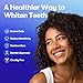 MySmile Teeth Whitening Strips, Hydroxyapatite-Infuse White Strips, Non-Sensitive Teeth Whitening with Soothing Natural Ingredients, Enamel-Safe, Residue-Free, Non-Slip, 7 Treatments Kit