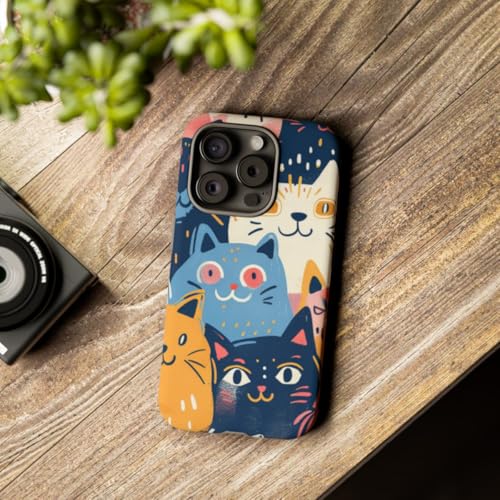 Coque rigide mate iPhone 15 Pro chat anti-rayures - 3