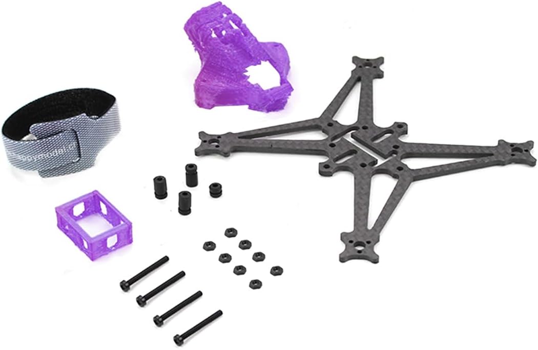 HAPPYMODEL Sailfly-X Frame Kit 105mm Wheelbase Rack 3D Printed TPU Canopy Battery Holder for FPV Racing Drone Quadcopter