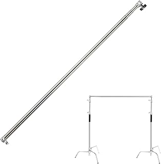 Canadian Studio Pro Stainless Steel Telescopic Backdrop Cross bar Max Length 10 ft/3m Adjustable Background Support Cross Arm