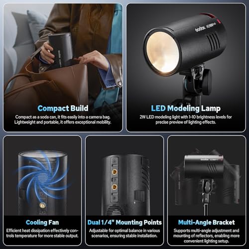 Image of GODOX AD100 Pro II AD100Pro II Pocket Flash Strobe, 100Ws TTL Outdoor Flash