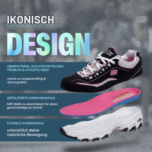 Skechers D'Lites Me Time Damen Sneakers, Schwarz - Black (Bkwp) - Größe: 36 EU XW – Ansicht 5