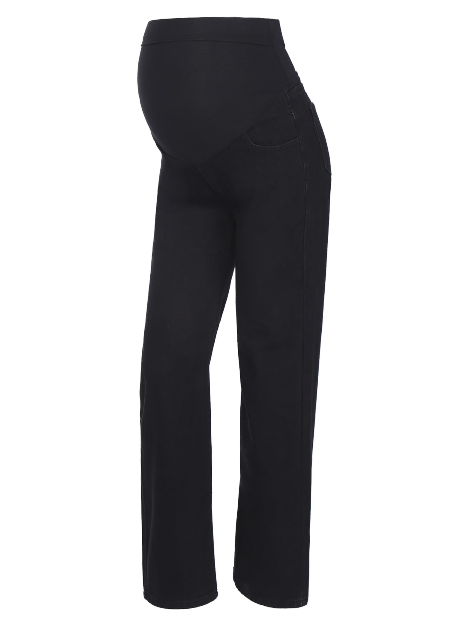 Pantalons Grossesse Jeans Longues Élastiques pour Femmes Enceintes