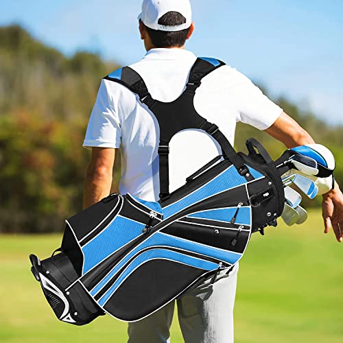 Graffy Golf Club Bags, Golf Carry Bag W/5 Way Dividers, 7 Pockets For Extra Storage And Umbrella Holder, Lightweight Golf Stand Bags For Men, Women #TOP1