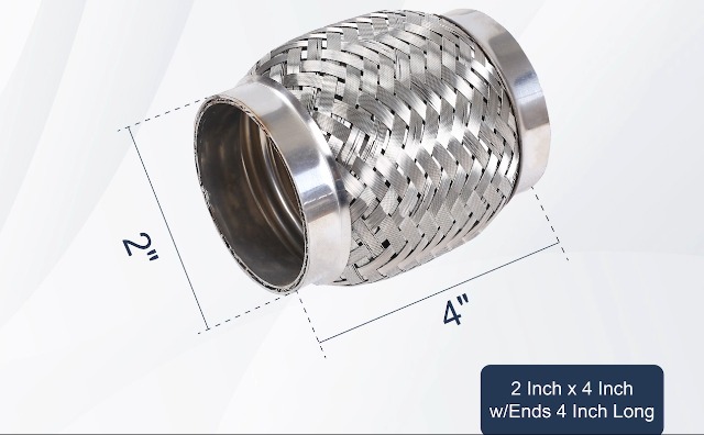 Amazon.com: FGJQEFG 2PCS Exhaust Flex Pipe Stainless Steel