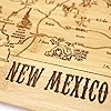 Totally Bamboo A Slice of Life New Mexico State Serving and Cutting Board, 11" x 8.75" #2