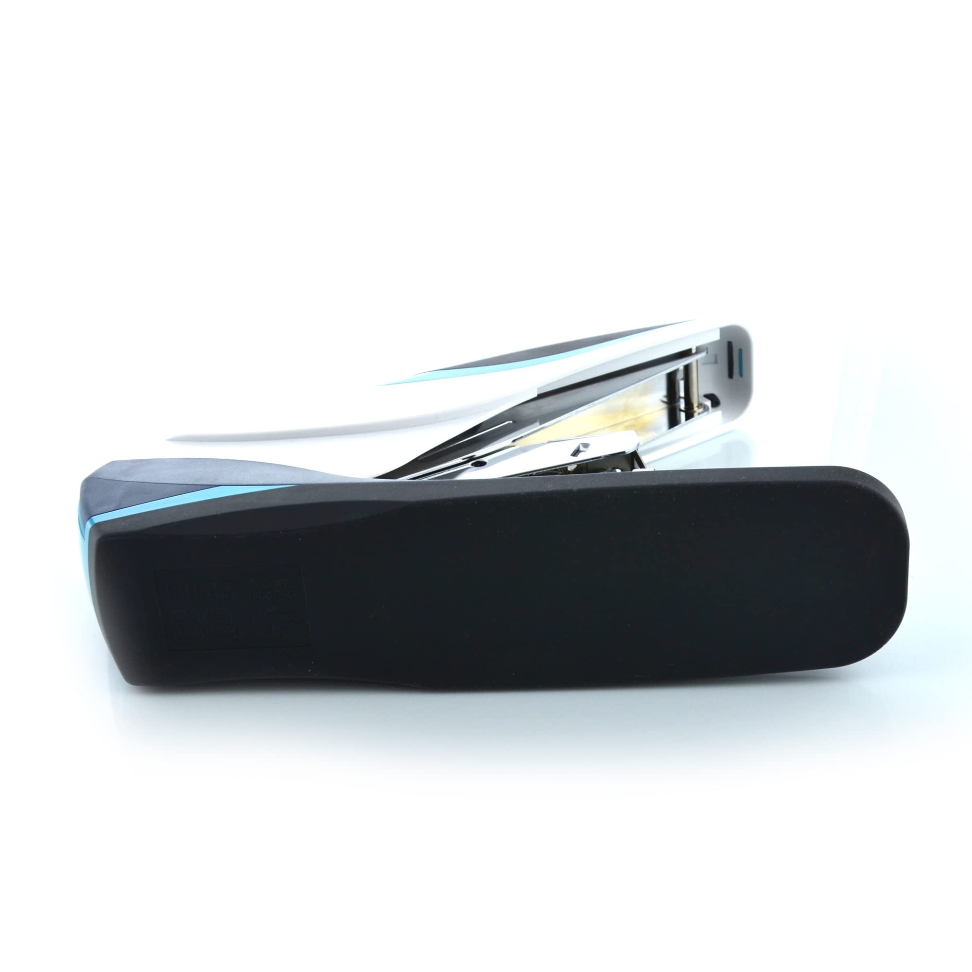 Grapadora de Gruesos LIGHT FORCE con Cuerpo Metálico - Ergonómica y de Gran Capacidad - Grapa Hasta 110 Hojas, 60% Menos Esfuerzo - Calidad SDI - Grapado Cerrado - by Office Box
