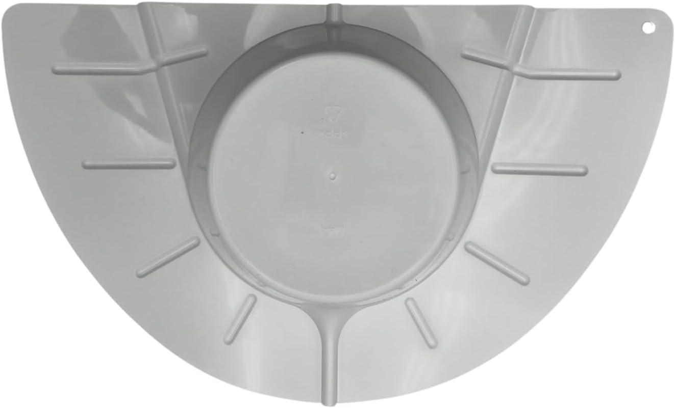 Graduated Specimen Collector Pans 800 ml /26 oz (Pack of 10) White