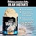 Premium All-Natural Vanilla Flavored Instant Coffee Cold Brew Latte Mix - 8 Servings - High Caffeine, Rich & Flavorful, Gluten-Free, Convenient | MADRINAS