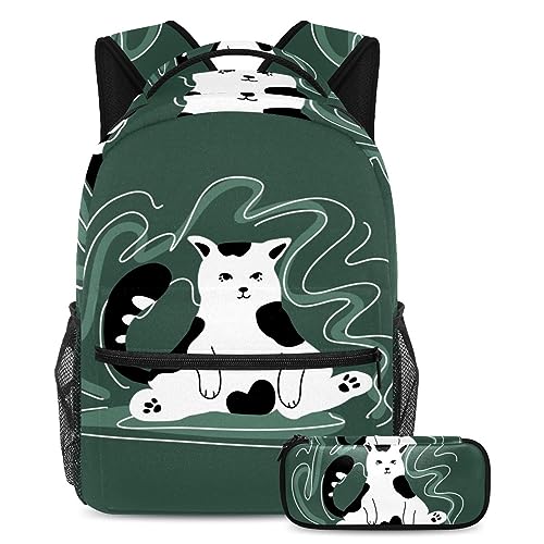 Sac à dos Lazy Cat pour soulager le dos des étudiants et organiser les fournitures scolaires