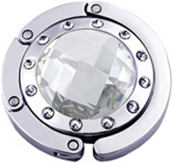 Diamond Crystal Gemstone Folding Purse Hook Hanger