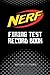 Produktbild NERF FIRING TEST RECORD BOOK (Black) Version 1: Nerf Guns Attachments