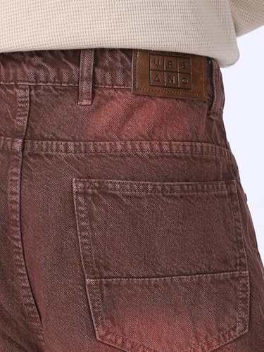 Image of Urbano Fashion Men Mid Rise Loose Jeans