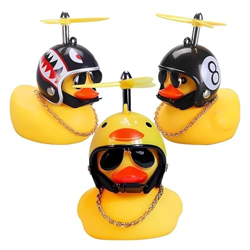 Buzina de Guidão para Bicicleta e Moto com LED e Hélice - Som Divertido de Patinho, Acessório de Cic