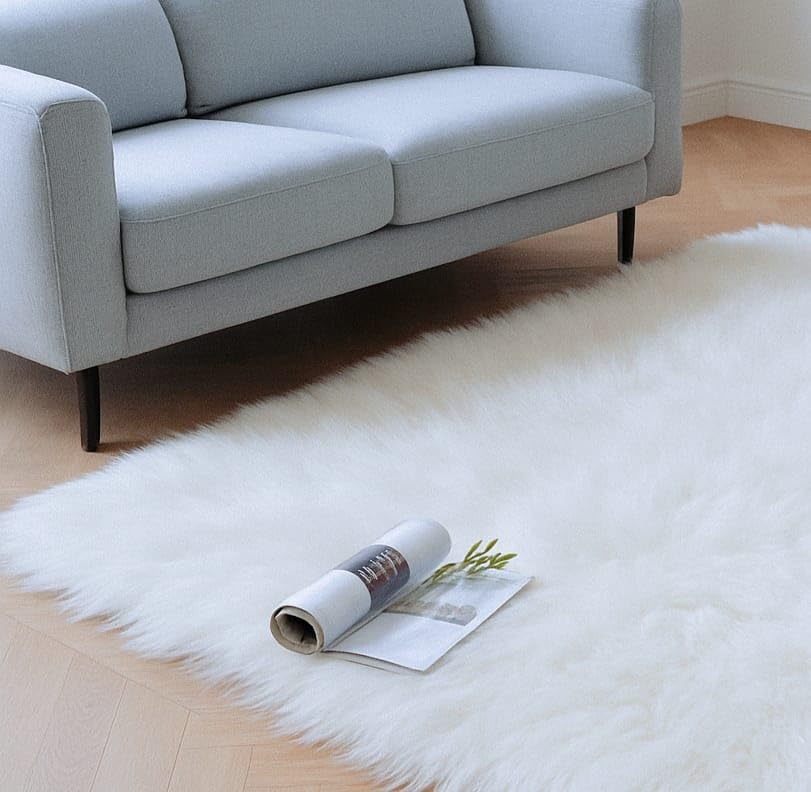 White Soft Fur Fabric (30 inch x 39 Inch) Unstitched Super Soft Cloth for Baby Photoshoot, Soft Toys Making, Art and Craft, Dress Material, Decoration etc-picture-32