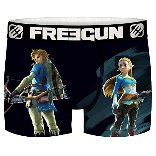 FREEGUN Men's Fgzl/1/Bm/Pk1 Boxer Briefs, Zelda, XL