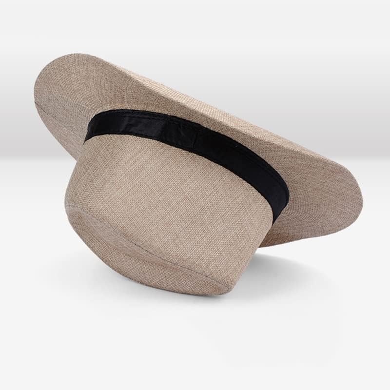 JSEIAJB and Autumn Men's Big-Brimmed Old Man's top hat Sunshade Outdoor Cowboy
