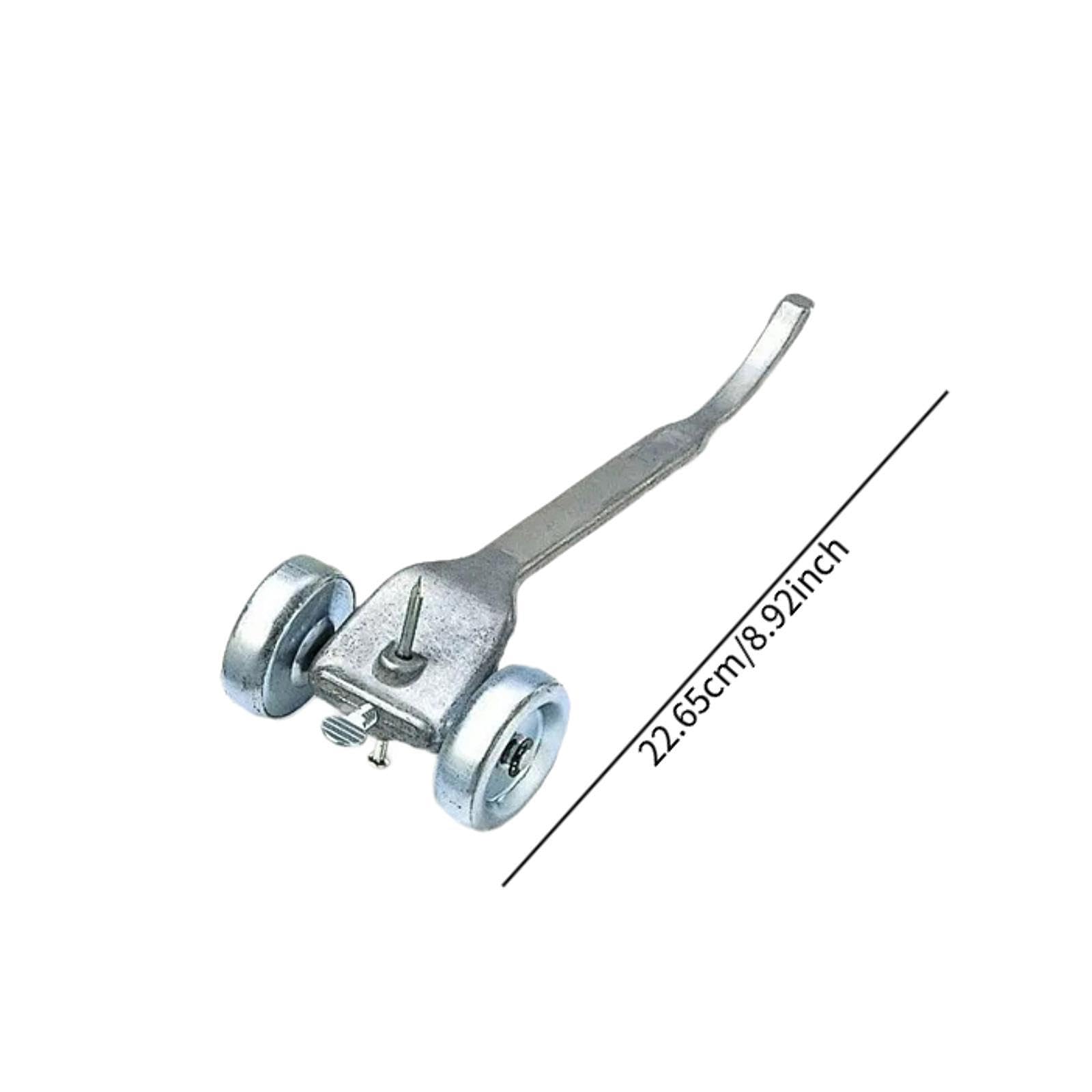 LOVIVER Outil de Maçonnerie pour Joint de Carrelage, Râteau à Roulettes, Finition Pratique pour Joints de Carrelage, 22,65 Cm