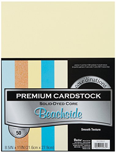 Darice GX220001 Coordination Value Cardstock, 8.5 by 11-Inch, Beachside, 50-Pack Darice GX220001 Coordination Value Cardstock, 8.5 by 11-Inch, Beachside, 50-Pack