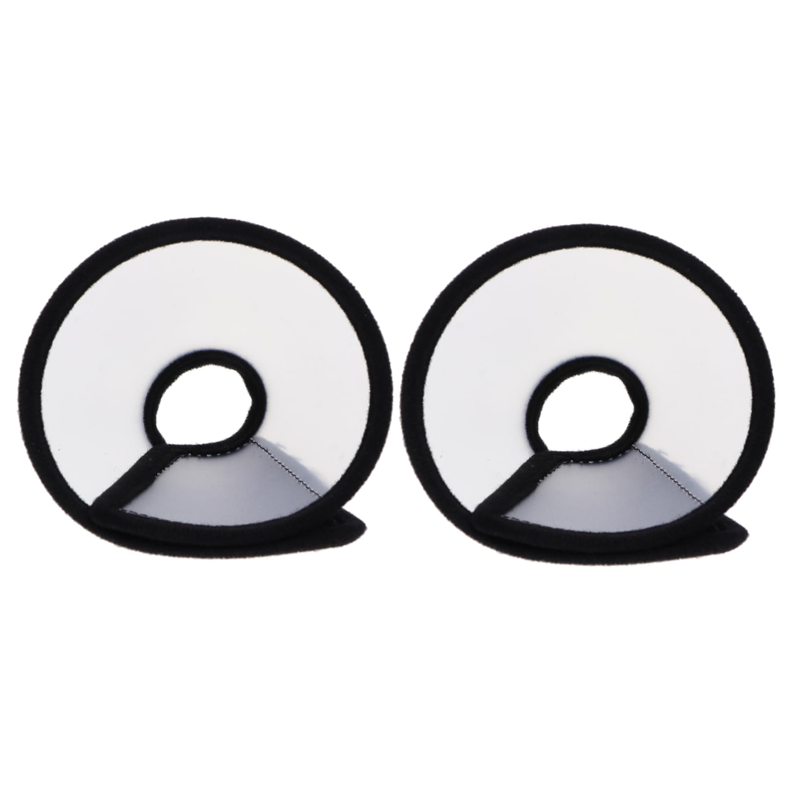 MERRYHAPY 2sets Rat Collar Cone Hamster Neck Ring for Bite Lick Recovery Soft Durable Easy Application 2pcs*2