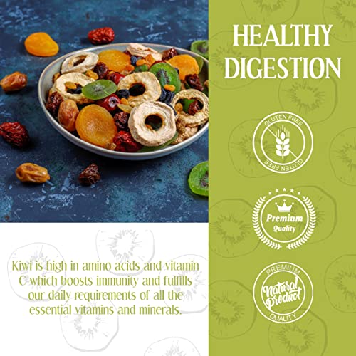 Image of 20-20 Dry Fruits Dried Kiwi Jar 400g (200g*2)| Dehydrated Fruit | Naturally Sweet, Rich in Vitamin C & Antioxidants | Supports Digestive Health & Immune Function | Perfect Gluten free Snack (Pack of 2)